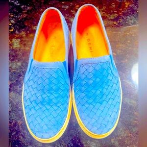 M. Gemi Women's Blue Woven Flats